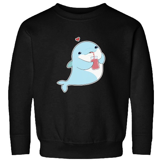 Dolphin Pet Gift Drinking bottle Sweatshirts