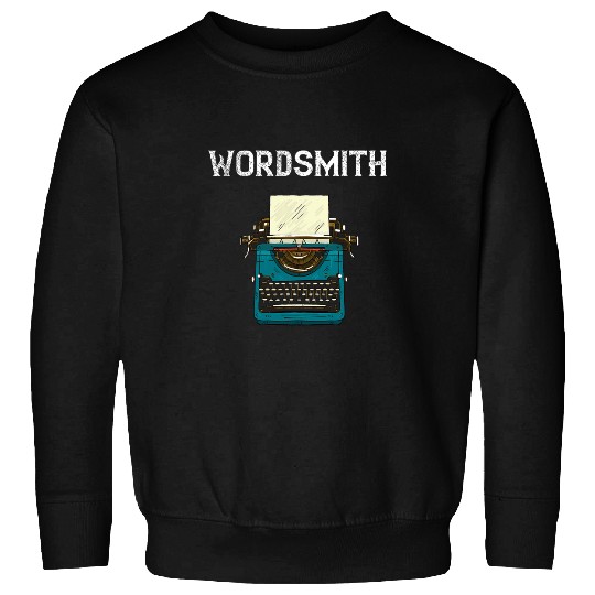 Book Fun Reading Writing Book Lover Wordsmith Typewriter Novel Writer 6 Sweatshirts