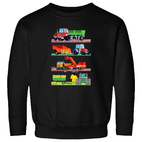 Tractor Fun driving Farm Vehicles Sweatshirts