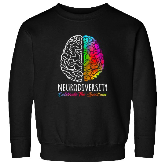 Autism Puzzle Neurodiversity Celebrate The Spectrum Brain 8 Sweatshirts