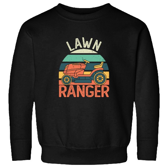 Lawn Mower Fun Ranger Lawn Mowing Gardener Landscaper Sweatshirts