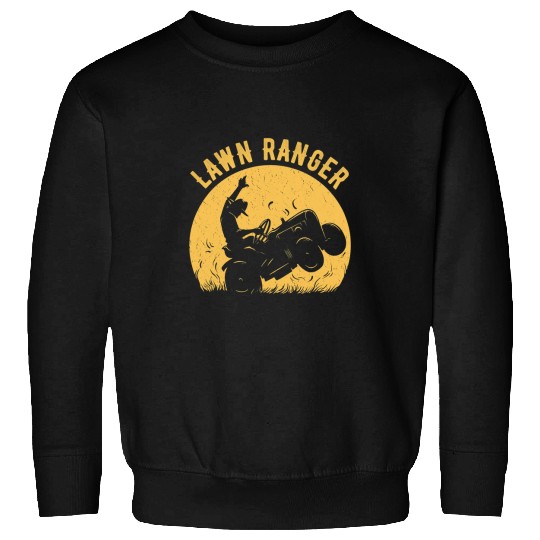 Lawn Mower Fun Ranger Lawn Tractor Lawn Mowing Enthusiast Sweatshirts