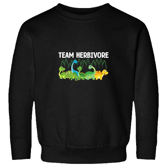 Dinosaur Pet Team Herbivore Dinosaur Dino Vegan Vegetable Diet Sweatshirts