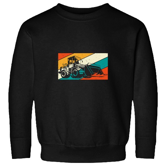 Bulldozer Fun Construction Vehicle Construction Worker Truck Sweatshirts