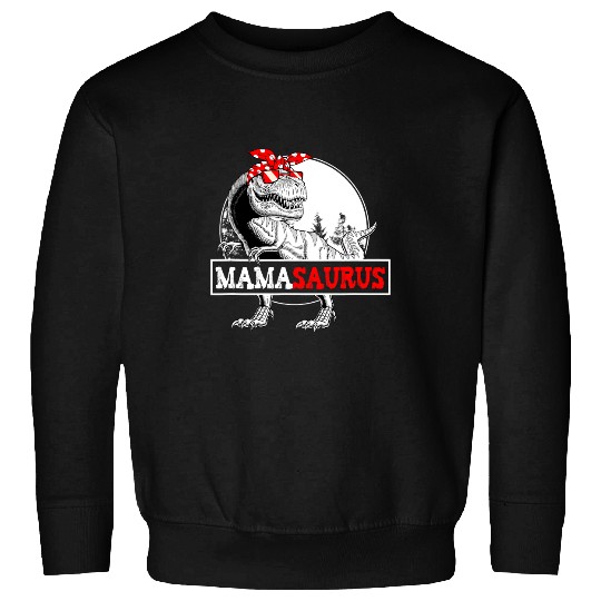 Dinosaur Pet Mamasaurus T rexs Dinosaur Mama Saurus Family For Women Girls Sweatshirts