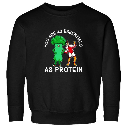 Chicken Pet Funny Foodies Nutrient Broccoli Veggies Chicken High Protein Sweatshirts