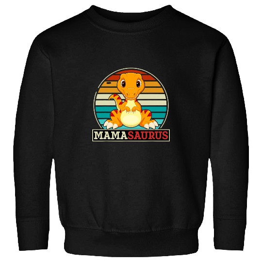 Dinosaur Pet Mamasaurus Trex Dinosaur Funny Mama Saurus Mothers Family 4 Sweatshirts