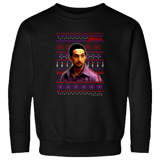 Sport Bowling The Big Lebowski Christmas Jesus Bowling Ugly Sweater Sweatshirts