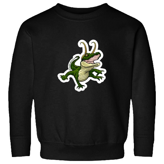 Alligator Pet Loki Gator Alligator Loki Croki Crocodile God Of Mischief 1 Sweatshirts