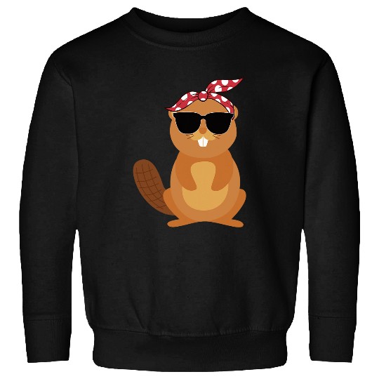 Beaver Pet Womens Beavers Humor Beaver Apparel Lover Sweatshirts