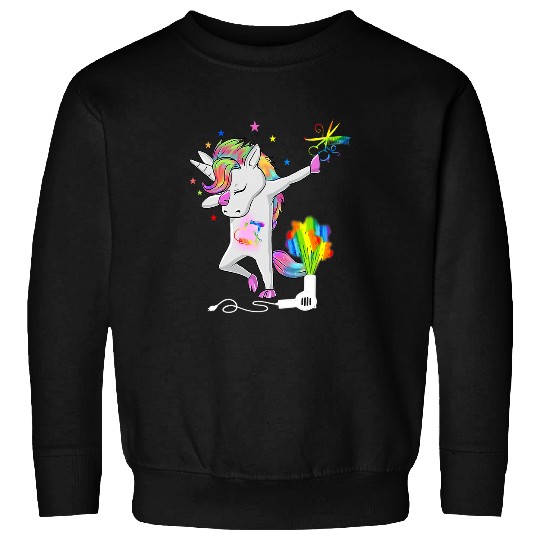Unicorn Pet Funny HairStylist  Unicorn Cosmetologist Tee Sweatshirts