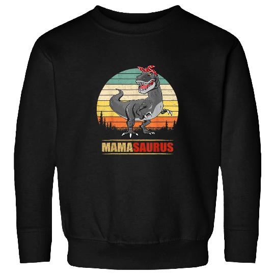 Dinosaur Pet Mamasaurus T rexs Dinosaur Funny Mama Saurus Family Matching 1 Sweatshirts