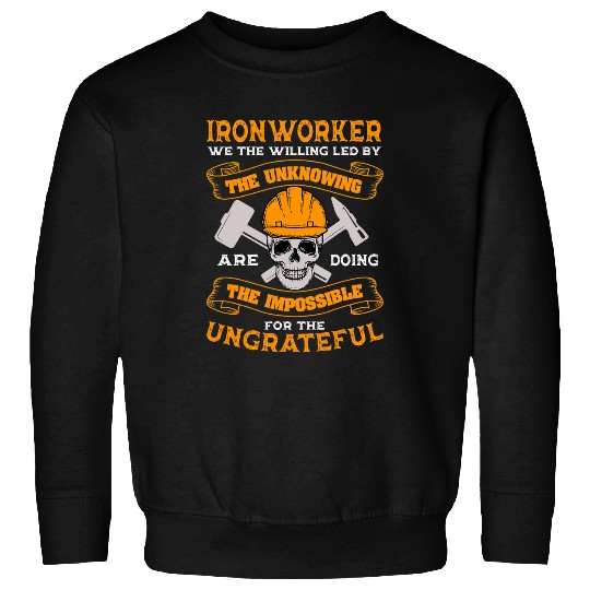 Welder Job Ironworker Contractor Tradesman Rodbuster Welder Mason 8 Sweatshirts