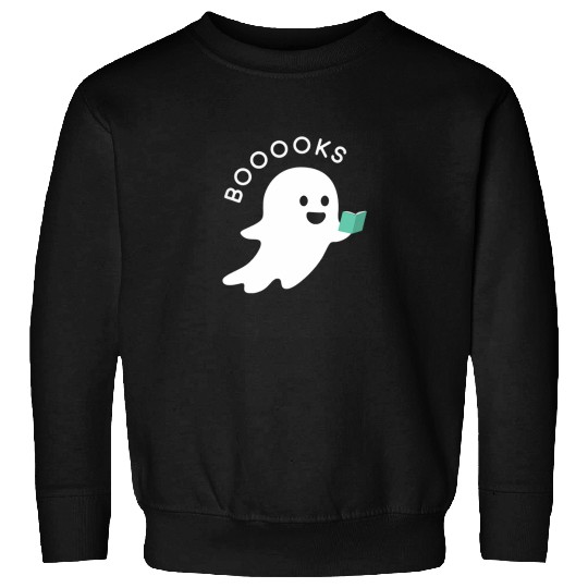 Book Fun Cute ghosts Book Reading Teacher Student Halloween Costume Sweatshirts