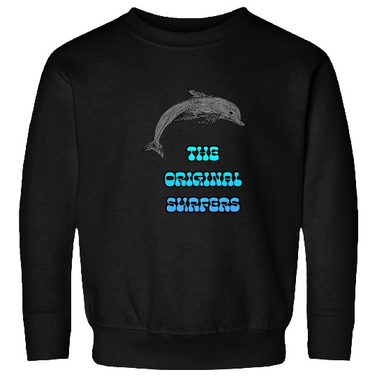 Dolphin Pet Gift Jumping Out of Water Ocean Aquatic Sea Life Sweatshirts