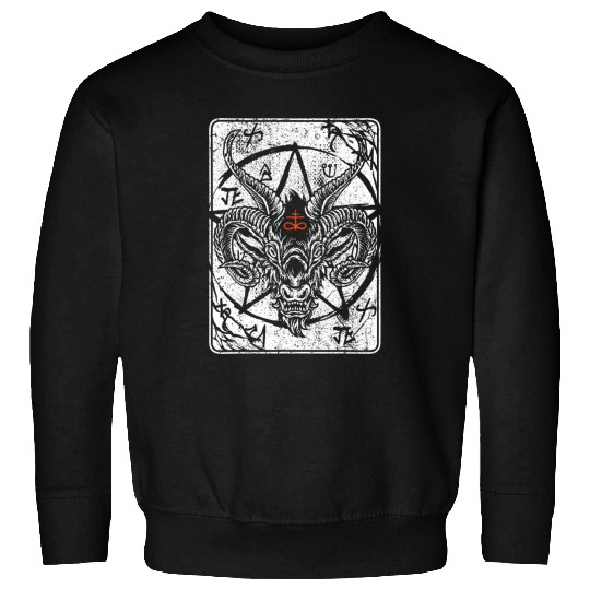 Goats Pet Baphomest Okkult Satan Antichrist Luzifer 666 Goats Devil Sweatshirts