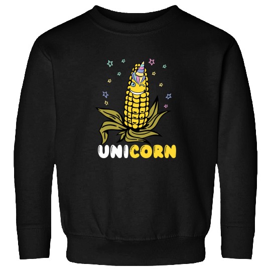 Unicorn Pet Funny Maize Corn Pun Food Farmer Sweatshirts