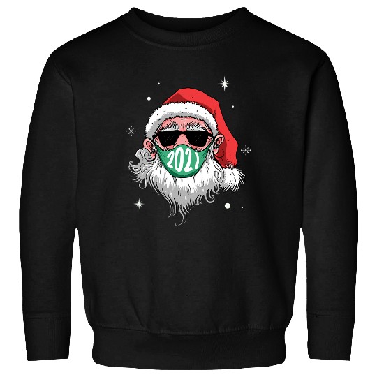 Discover 2021 Masked Santa Claus Sweatshirts