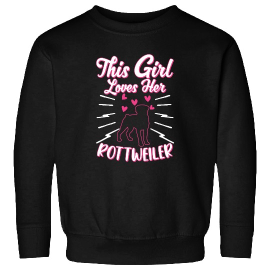 Rottweiler Pet Girl Rotti Sweatshirts
