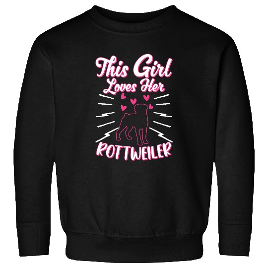 Rottweiler Pet Girl Rotti Sweatshirts