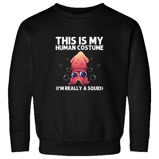 Squid Pet For Men Women Octopus Biology Sea Animals 09 Sweatshirts