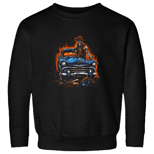 Mechanic Halloween Graphic Tees for Men Sweatshirts
