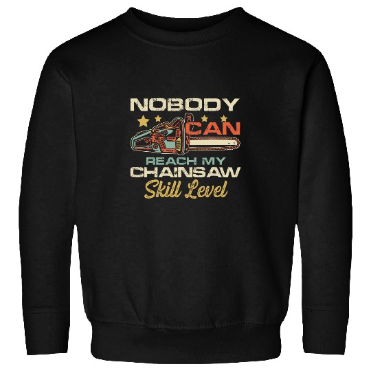 Mens Forester with chainsaw skill Sweatshirts