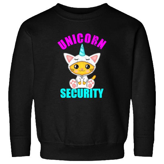 Unicorn Pet Security Women Men Boys Girls Kawaii Sweatshirts