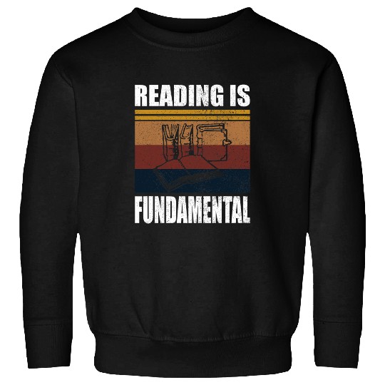 Book Fun Retro Book Club Reading Is Fundamental Readers Sweatshirts
