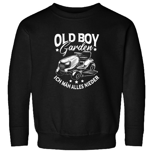 Lawn Mower Fun rockabilly hot rod funny saying design10 Sweatshirts