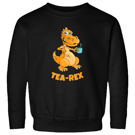 Dinosaur Pet TEAREX Fun Tea Dinosaur Design Sweatshirts