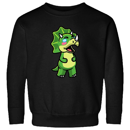 Dinosaur Pet Triceratops Kawaii Sweatshirts