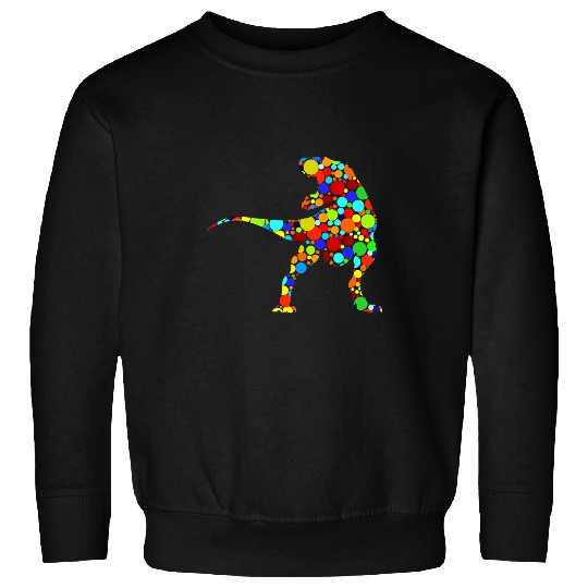 Dinosaur Pet Polka Dot Pattern Happy Dot Day Lover Sweatshirts