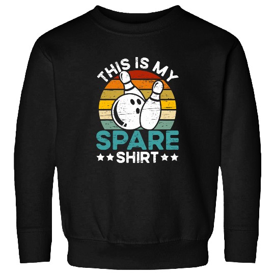 Sport Bowling Retro Bowling Idea Spare Sweatshirts