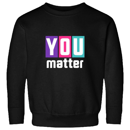 suicides Prevention 988 Ribbon Mens suicides Prevention Awareness You Matter Teal Purple Sweatshirts