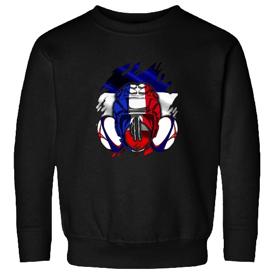 Sport Rugby France Rugby Jersey France Flag Rugby France Jersey 2 Sweatshirts