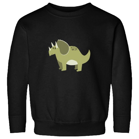 Dinosaur Pet Triceratops Cute Dino Lizard Raptor Archaeology Sweatshirts