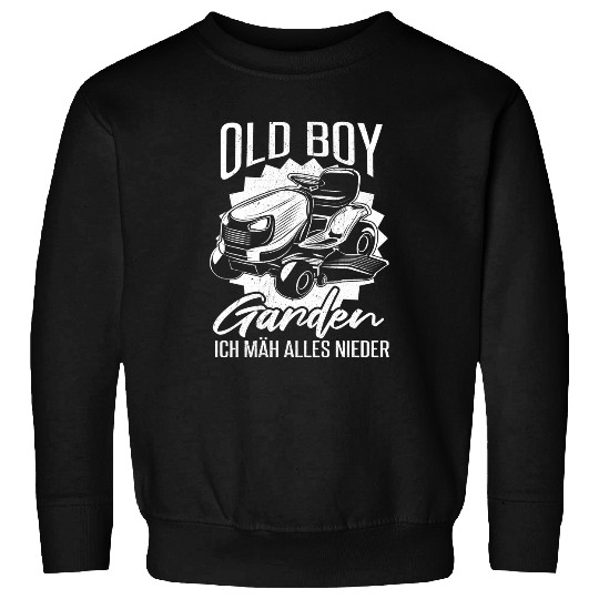 Lawn Mower Fun rockabilly hot rod funny saying design Sweatshirts