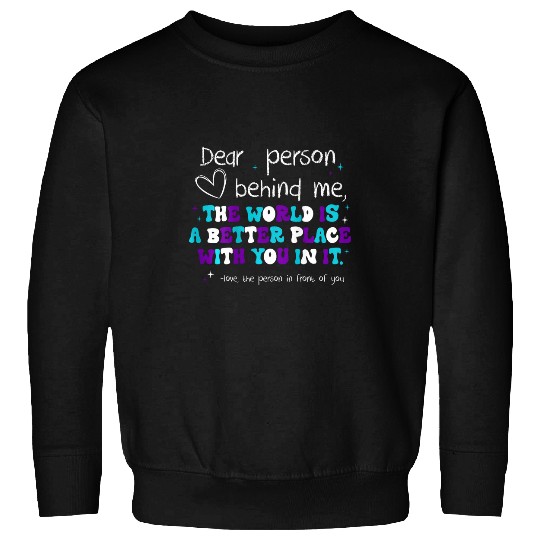 suicides Prevention 988 Ribbon Person Behind Me suicides Prevention Depression Awareness Sweatshirts