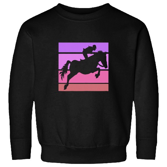 Horse Pet Equestrian Horse Girl Horseback Riding Pony Horseshoe Racing 21 Sweatshirts