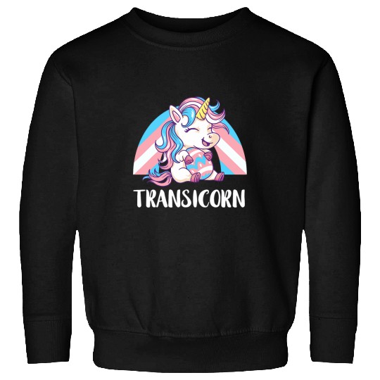 Unicorn Pet Transsexual Transgender Pride LGBTQ Transgender Sweatshirts