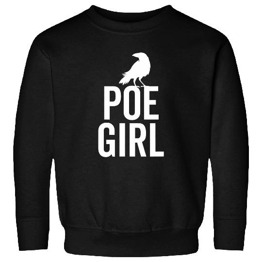 Book Fun Edgar Allan Poe Funny Poe Girl Hipster Bookworm Book Nerd Sweatshirts