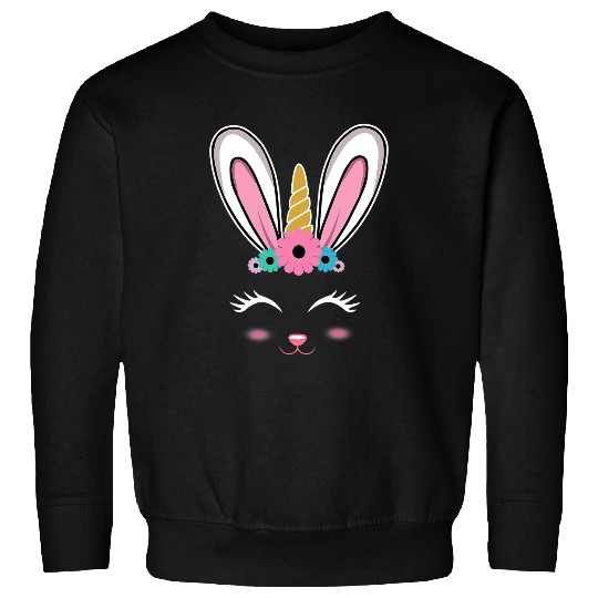 Unicorn Pet Easter Bunny Happy Easter Sweatshirts