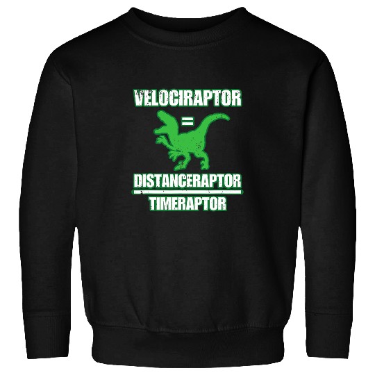 Dinosaur Pet Math Geek Velociraptor Sweatshirts