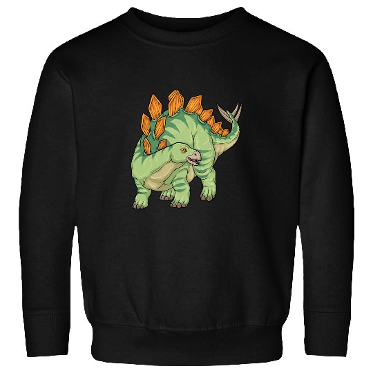 Dinosaur Pet Stegosaurus Dinosaur Prehistoric Roofed Lizard Kids Boys Sweatshirts
