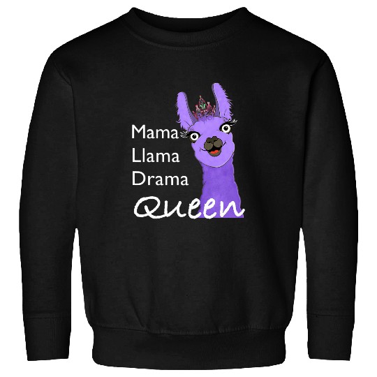 Llama Pet design mama llama drama queen Sweatshirts