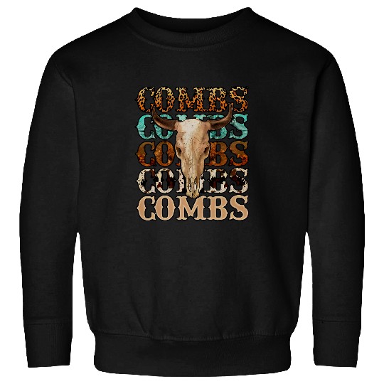 Cow Pet Combs Country Music Western Bull Cow Skull 82 Sweatshirts