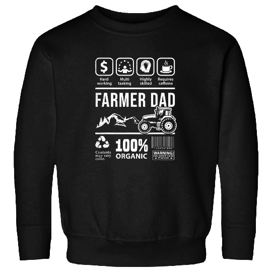 Tractor Fun driving Farming Funny Multi Tasking DAD graphic theme Sweatshirts