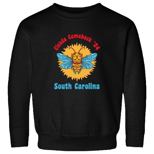 2024 Cicada South Carolina SC Cicadas Broods Entomologist Sweatshirts