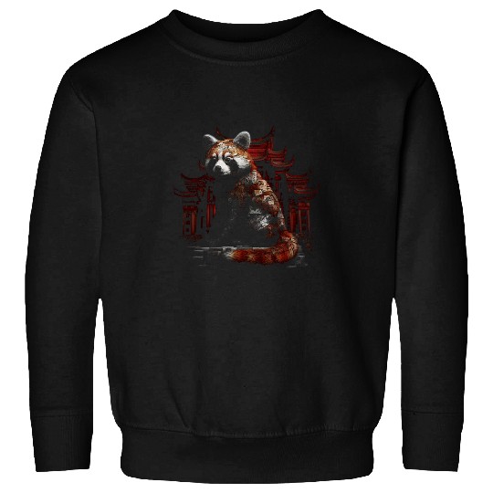 Architect Job Red Panda Architecture China 2Art Animal Panda Sweatshirts